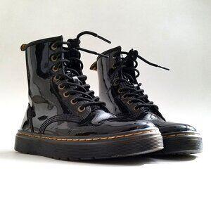 Dr. Martens Zavala Patent Leather Boots Size M5 W6